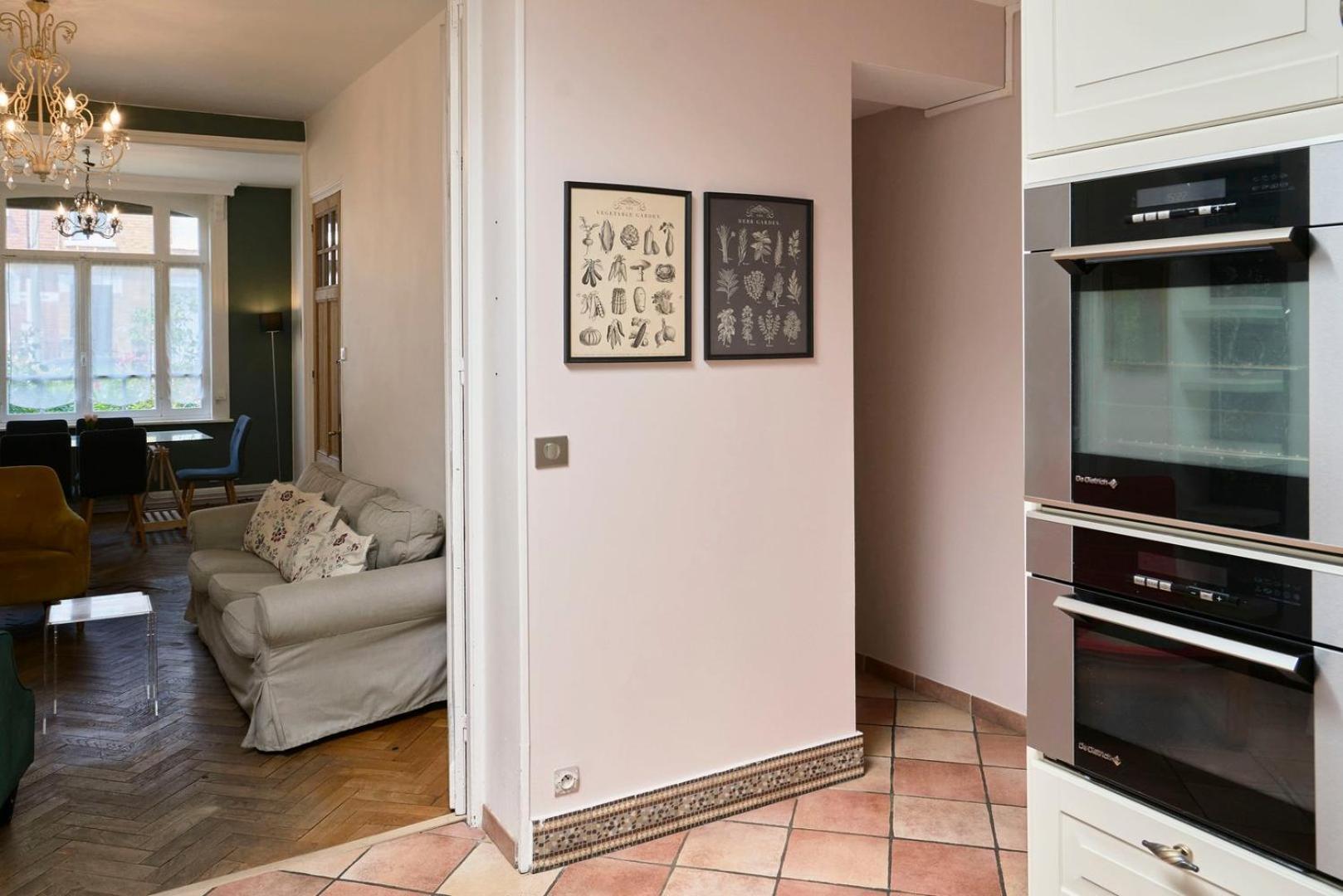 Beautiful 1900 House Full Equipped, 4Bdrm+ Garden! Daire Lambersart Dış mekan fotoğraf